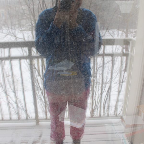 Stranded On My Balcony In The Middle Of A Snowstorm