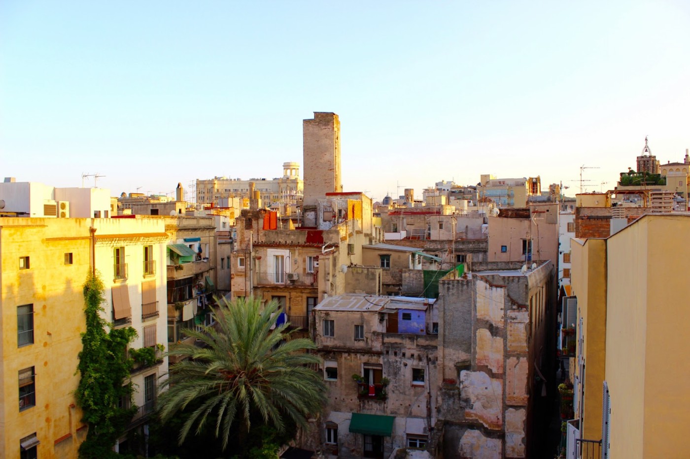 barcelona airbnb rooftop view