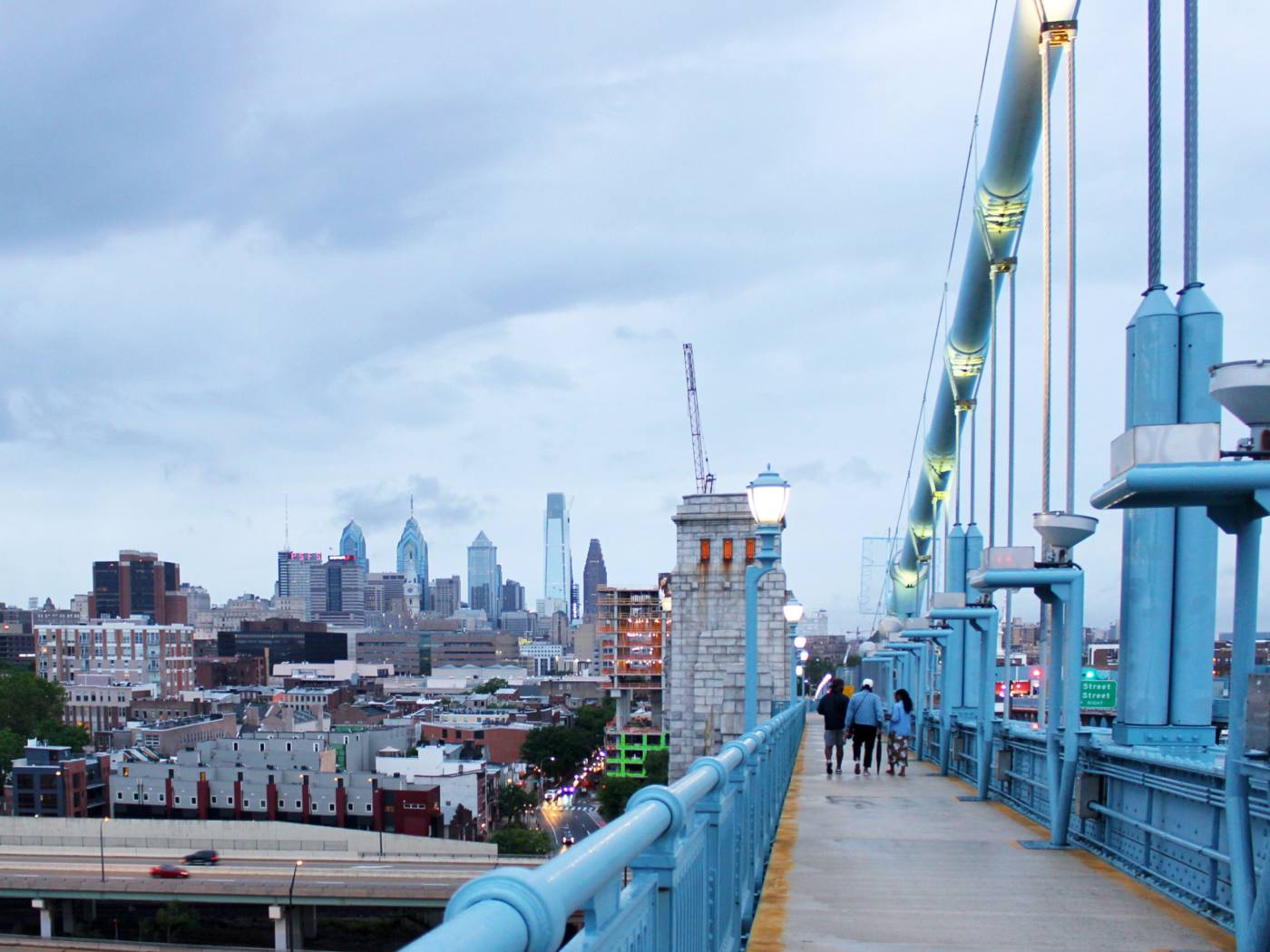 Philadelphia Skyline Benjamin Franklin Bridge