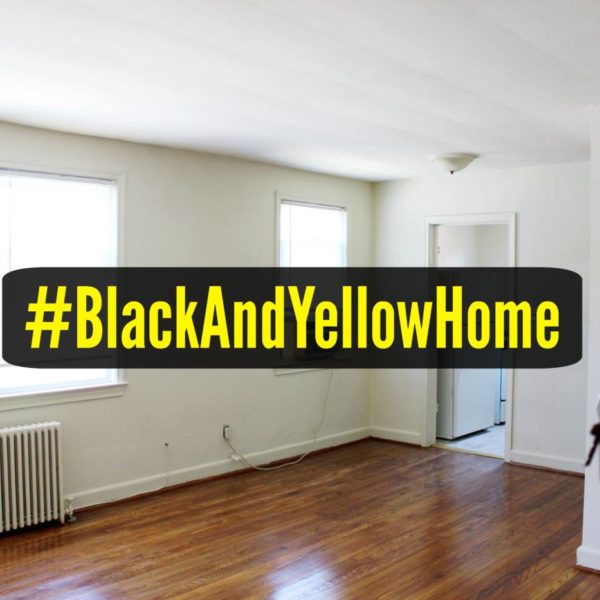 Welcome To Our New 600 Sq. Ft. Apartment (#BlackandYellowHome)