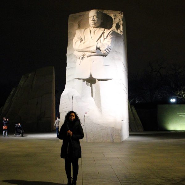 The MLK Jr. Memorial At Night