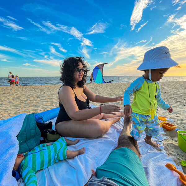 First Beach Trip With Two Under Two